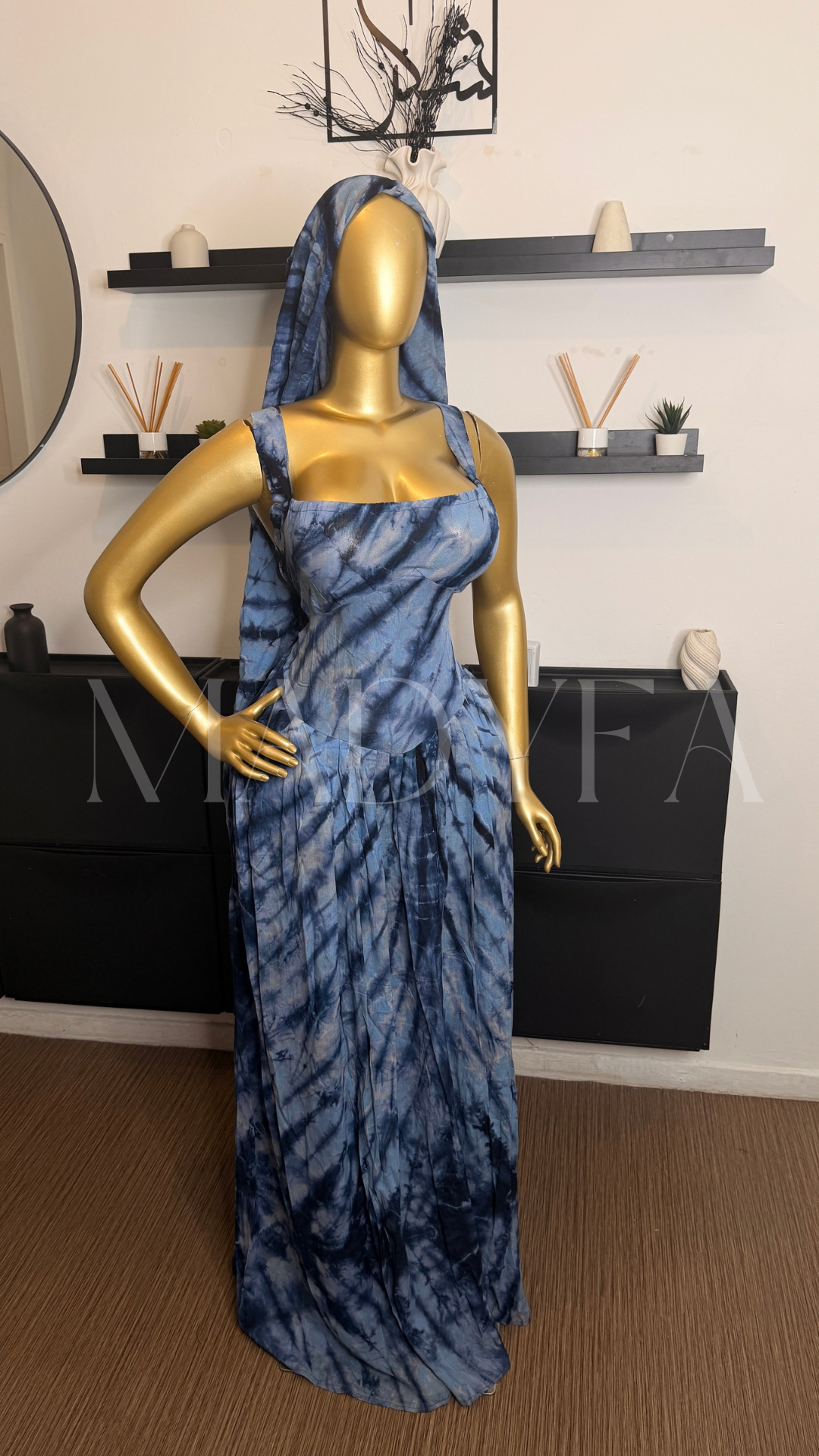 ZAHRA - Bleu Indigo